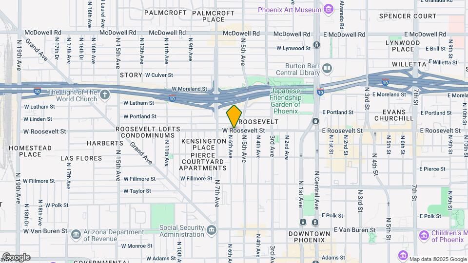 Roosevelt Chester Place Mapa y Detalles de la Ubicación