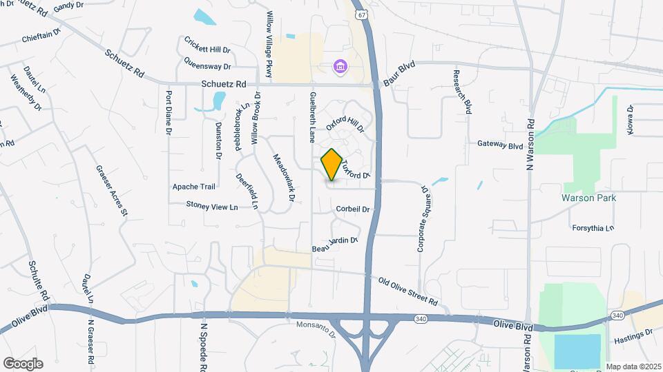 10341 Forest Brook Ln Mapa y Detalles de la Ubicación