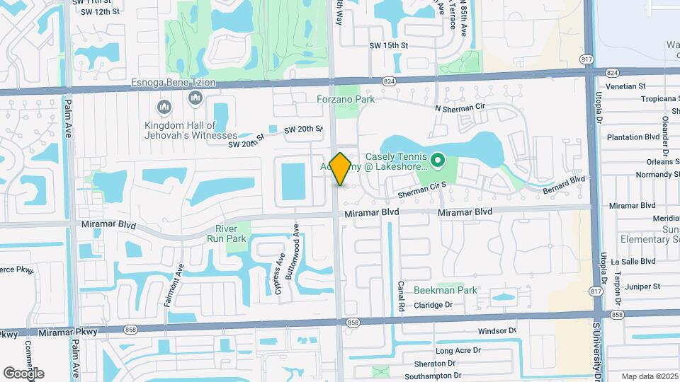 8880 SW 23rd St Map and Location Details