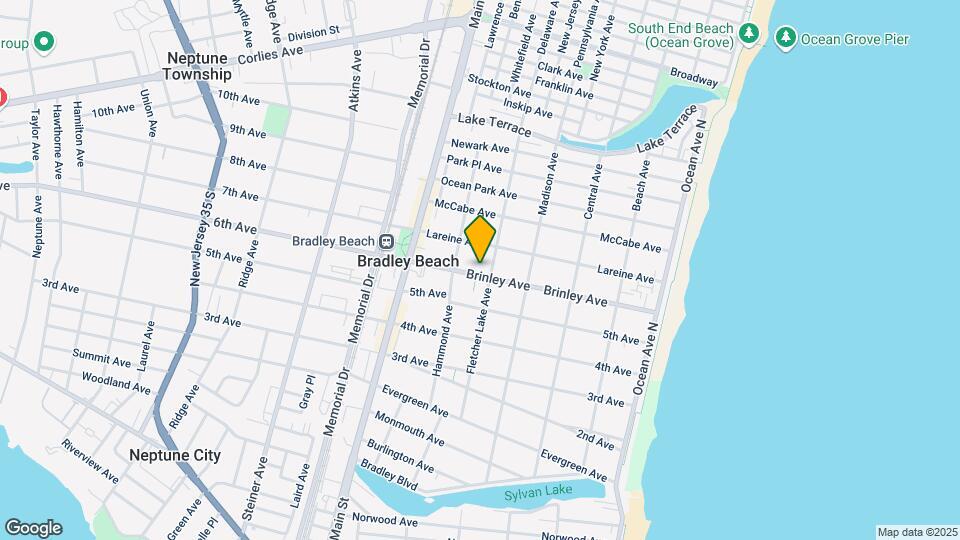 502 Brinley Ave Map and Location Details
