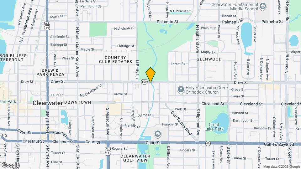 1329 Drew St Map and Location Details