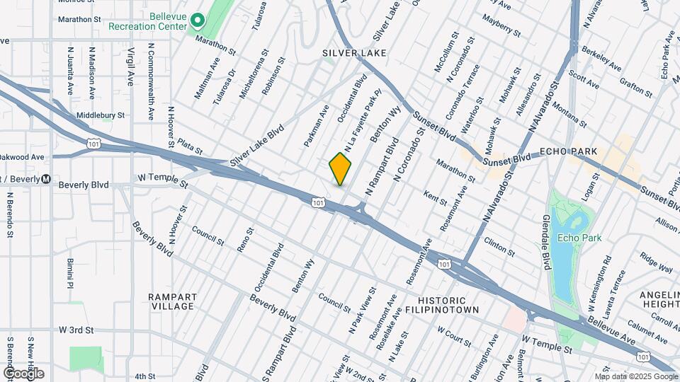 2710 Bellevue Ave Map and Location Details