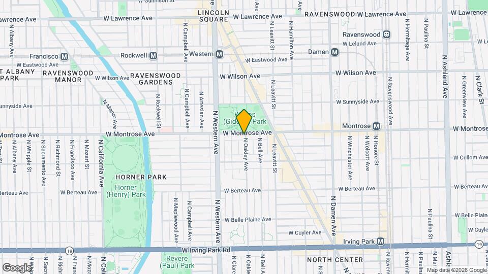 2301 W Montrose Ave, Unit B Map and Location Details