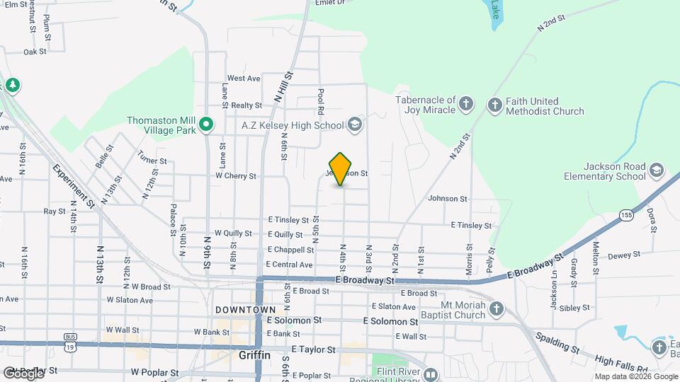 352 Adams St Map and Location Details