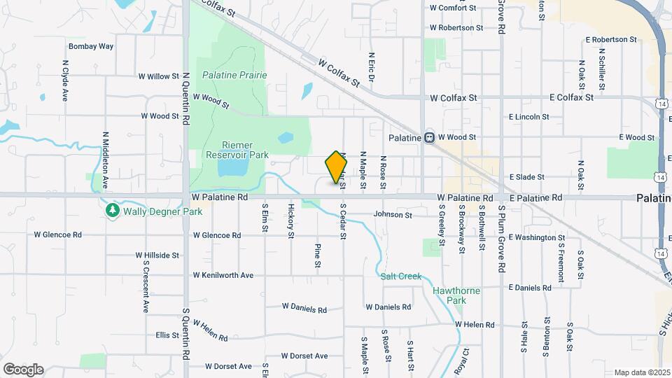 Palatine Park Apartments Map and Location Details