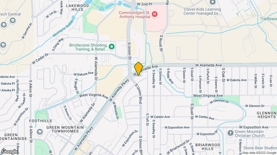 11960 W Alameda Pky, Unit 1 Map and Location Details