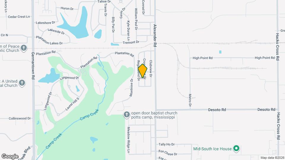 8243 Cross Point Dr Mapa y Detalles de la Ubicación