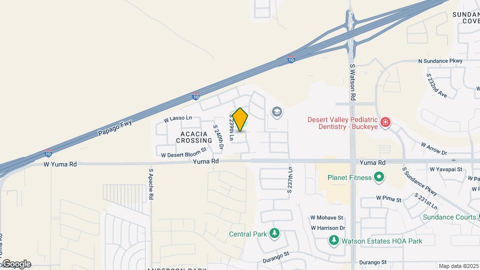 23943 W Hadley St Map and Location Details