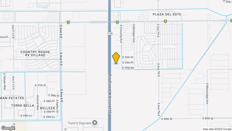 6558 E 35th Rd Map and Location Details