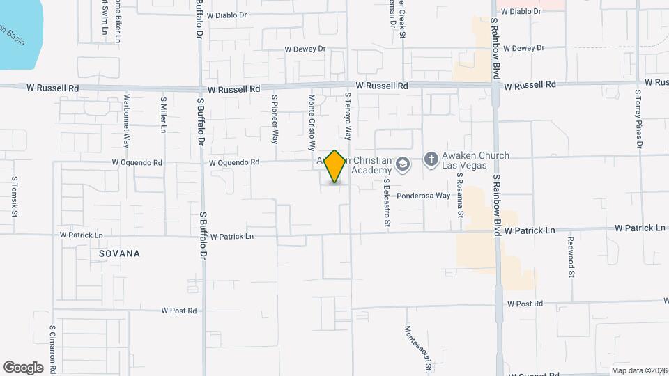 5975 Garden Vista St Map and Location Details