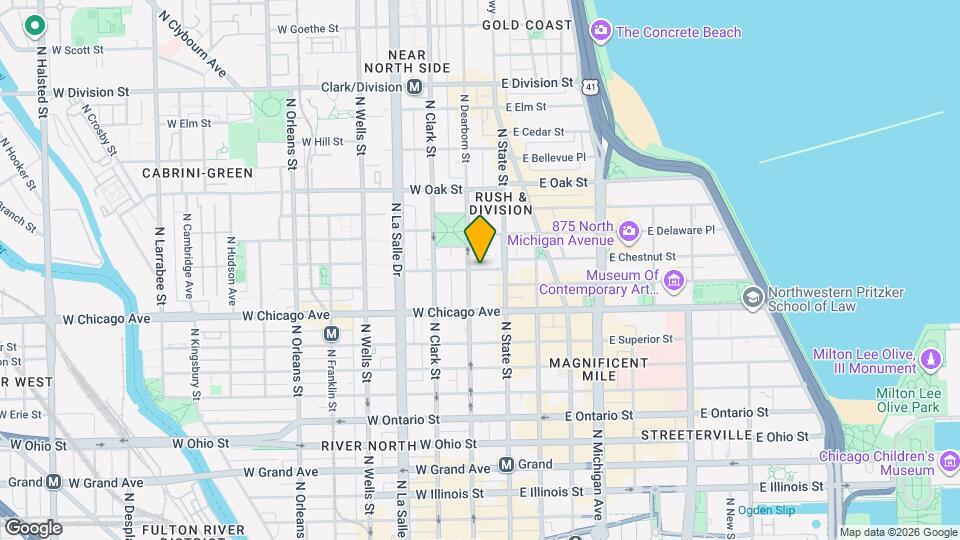 118 W Chestnut St Map and Location Details