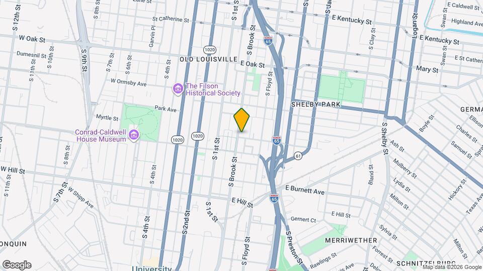 1355 S Brook St Map and Location Details