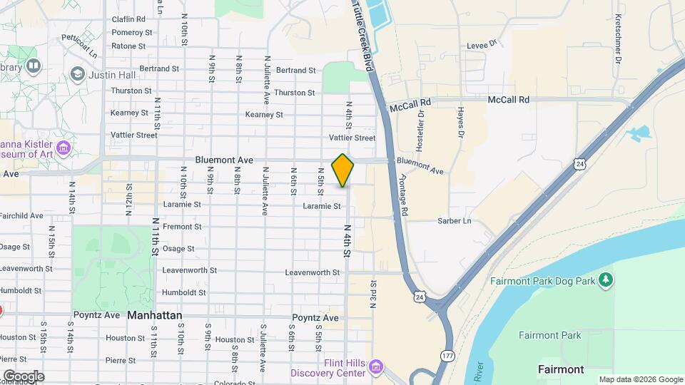 615 N 4th St Map and Location Details