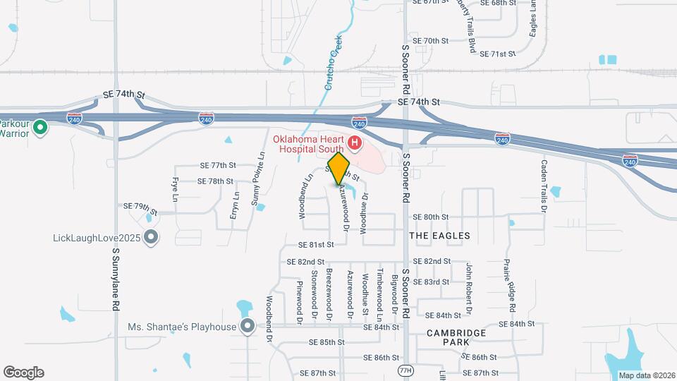 7921 Azurewood Dr Map and Location Details