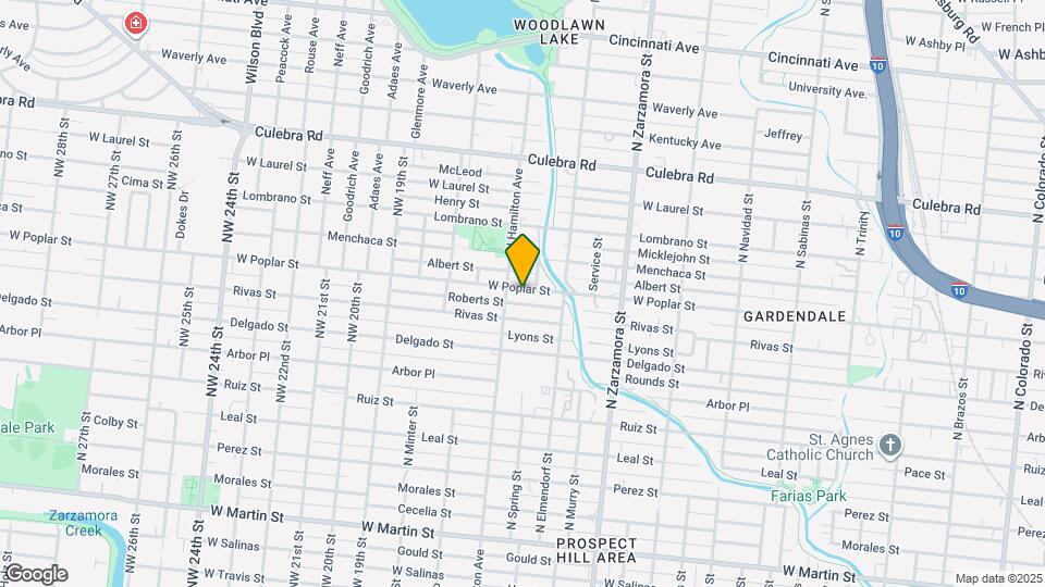 2228 W Poplar St Mapa y Detalles de la Ubicación