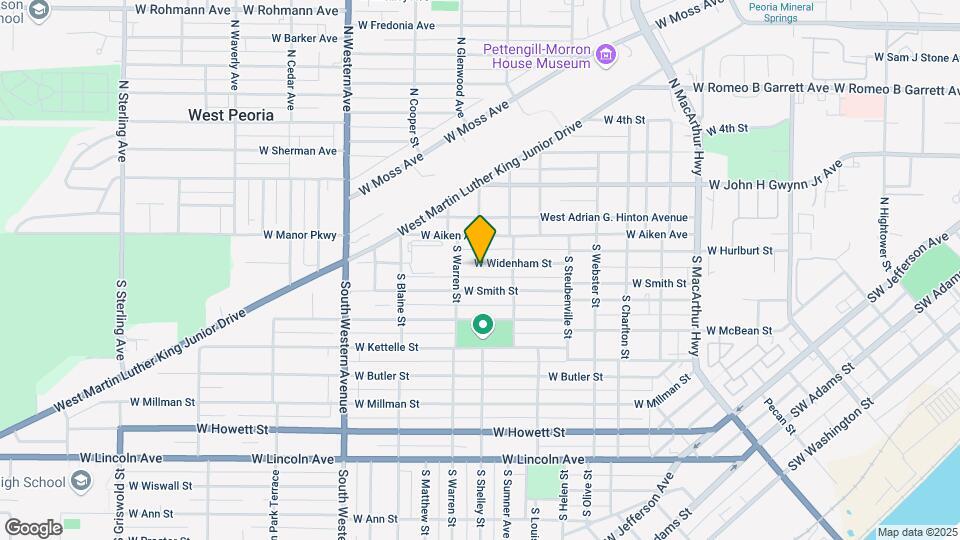 1522 W Widenham St Map and Location Details