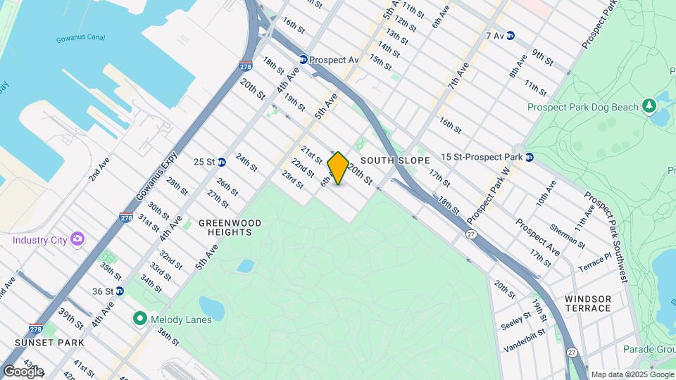 321 22nd St Map and Location Details