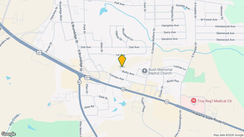 110 Botts Ave Map and Location Details