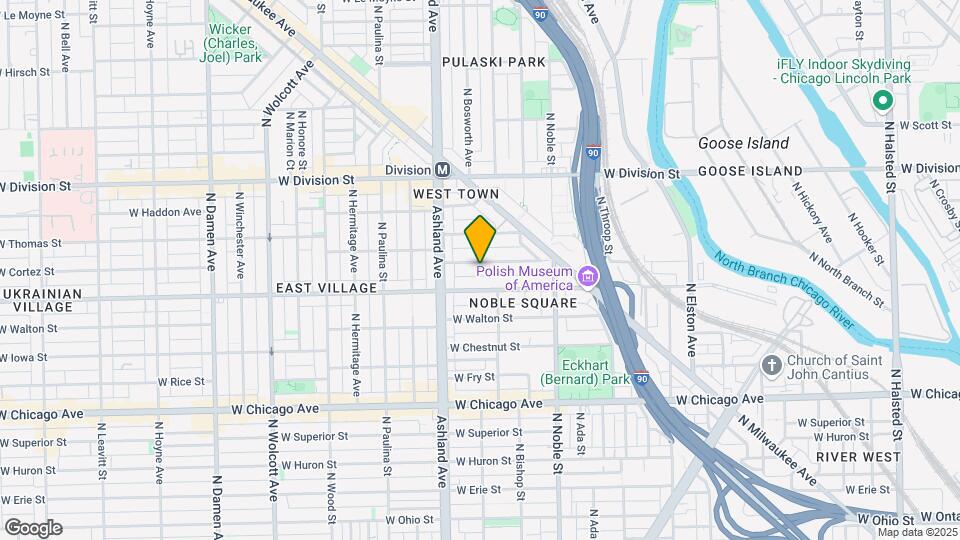 1517 W Cortez St Mapa y Detalles de la Ubicación