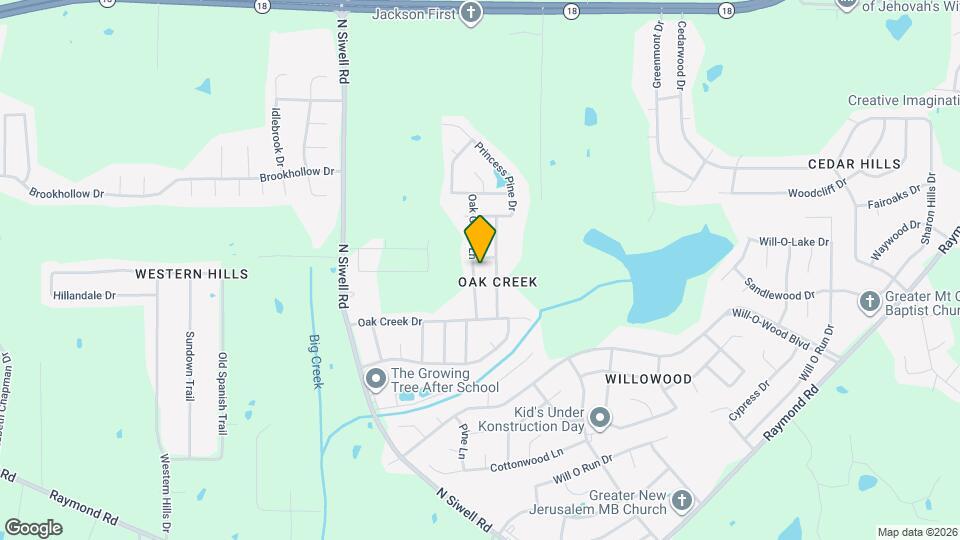 2452 Oak Grove Ln Map and Location Details