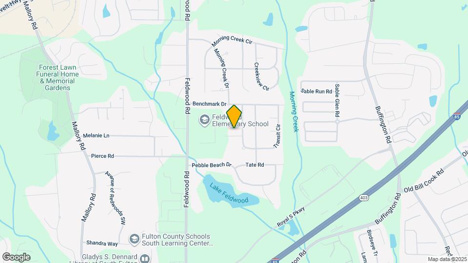 105 Feldwood Pines St Map and Location Details