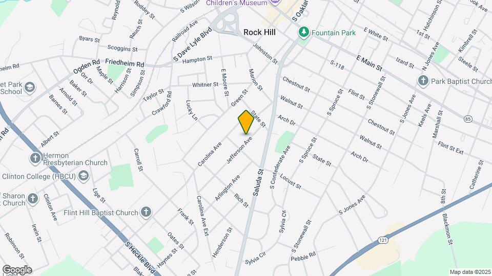 742 Jefferson Ave Map and Location Details