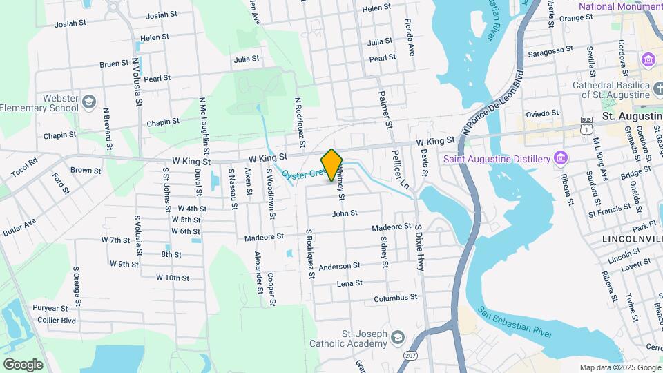 509 Live Oak StreetUnit 2 Map and Location Details