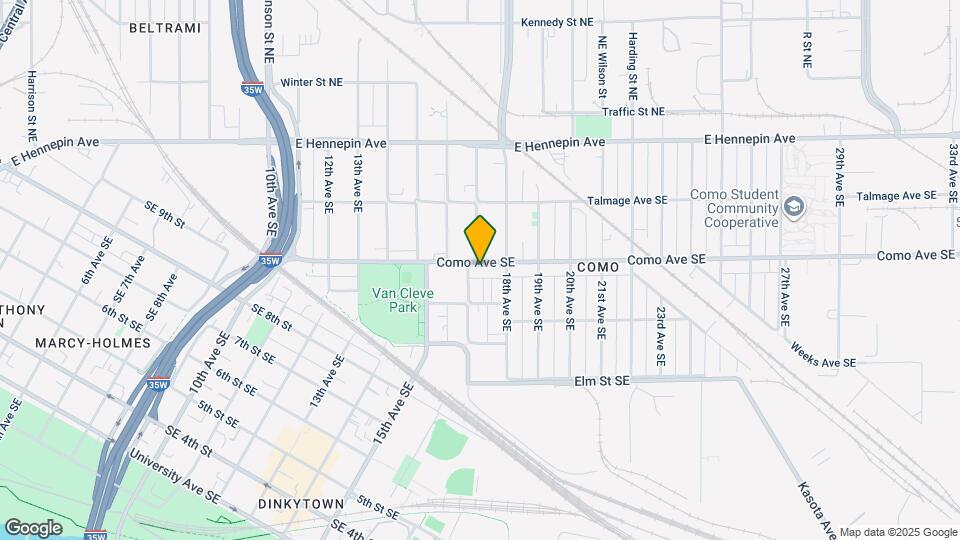 1706 Como Ave SE, Unit 1 Map and Location Details