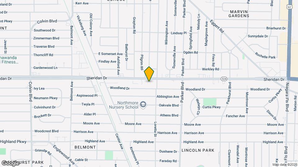 Sheridan Drive Apartments Mapa y Detalles de la Ubicación