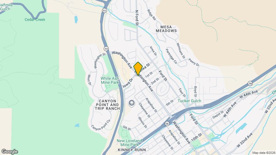 134 Washington Ave Map and Location Details