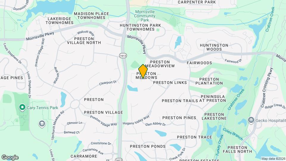 105 Palmer Meadow Ct Map and Location Details