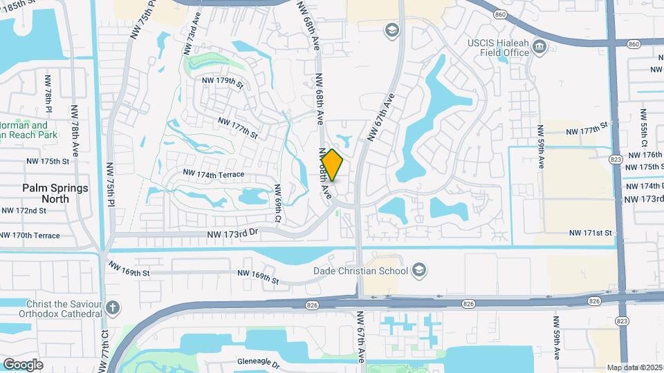 17440 NW 67th Pl Map and Location Details