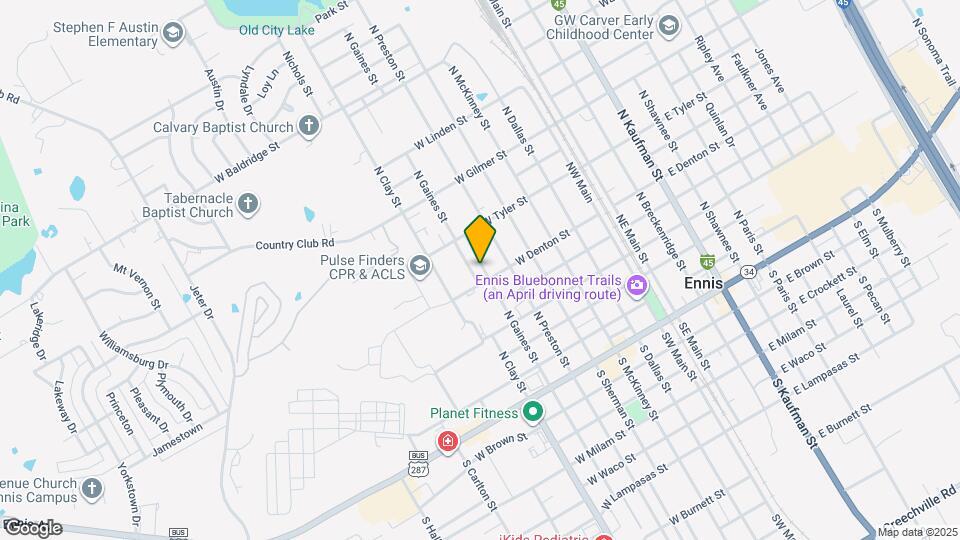 603 N Gaines St Map and Location Details