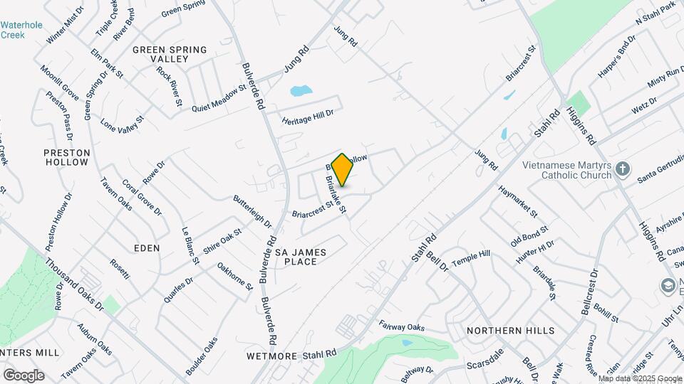 3907 Briarcrest St Map and Location Details