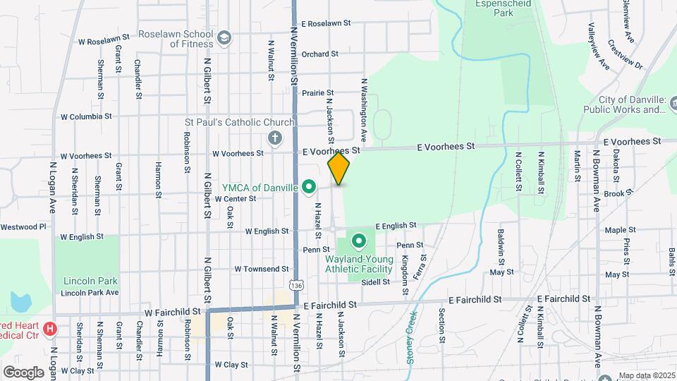 1135 N Jackson St Map and Location Details