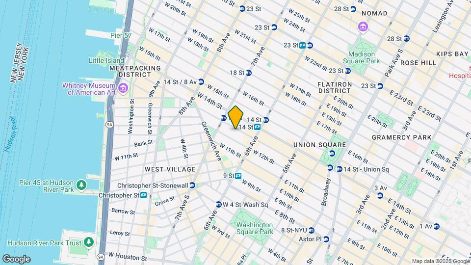 136 W 13th St Mapa y Detalles de la Ubicación