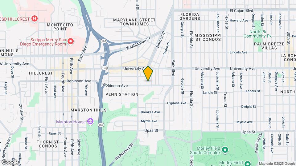 1520 Robinson Ave Mapa y Detalles de la Ubicación