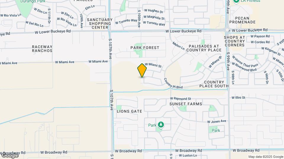 3410 S 104th Ln Map and Location Details