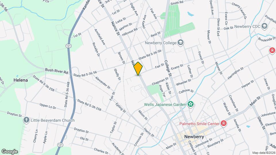 1933 Nance St Map and Location Details