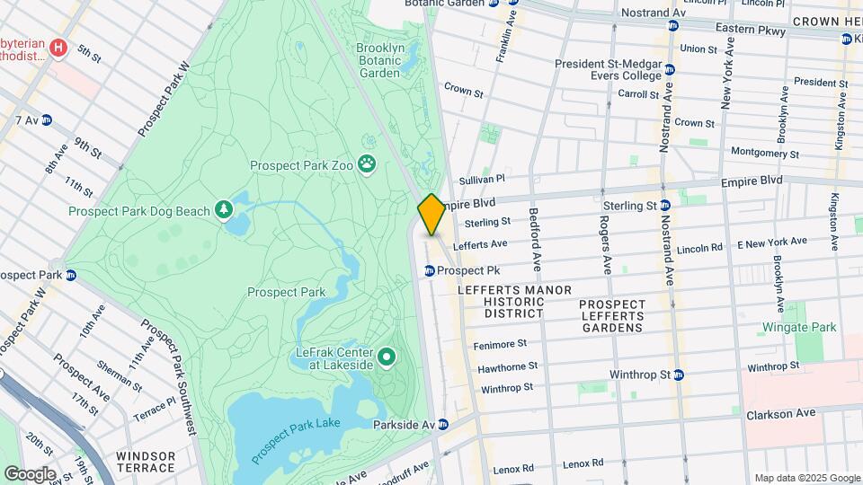500 Flatbush Ave Map and Location Details