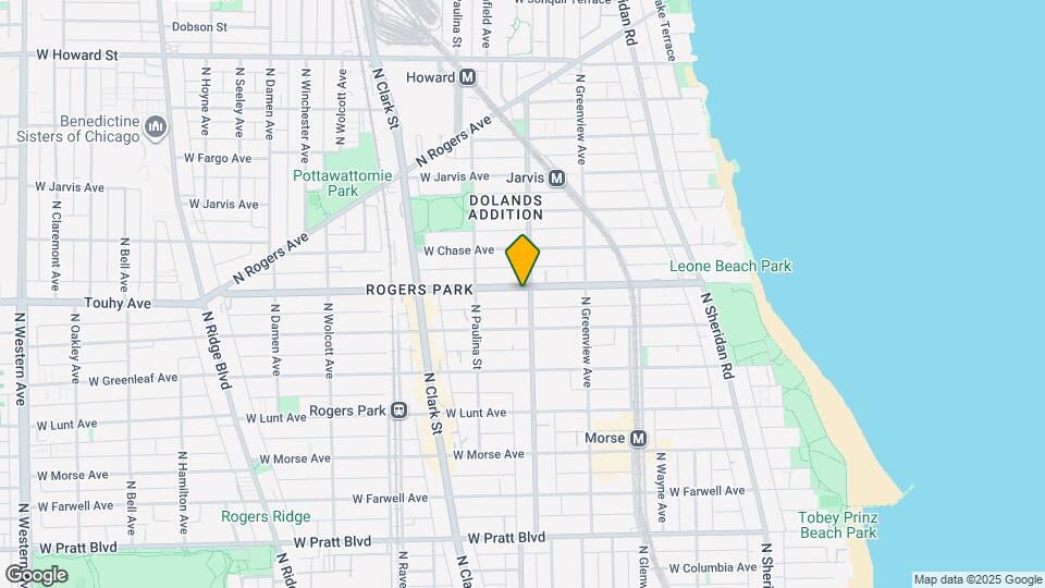 1601 W Touhy Ave Map and Location Details