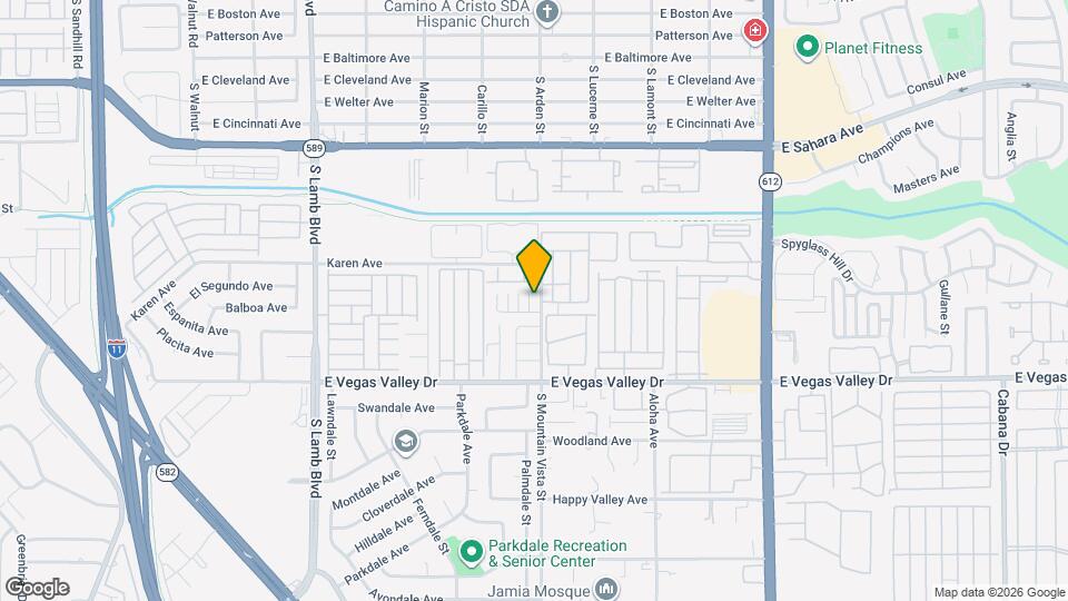 2761 S Mountain Vista St Map and Location Details