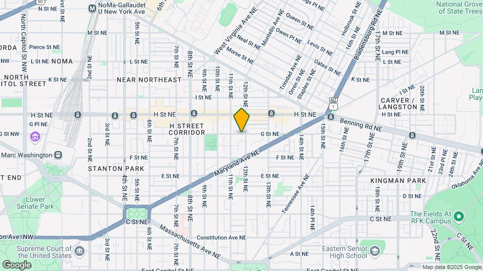 1133 G St NE Mapa y Detalles de la Ubicación