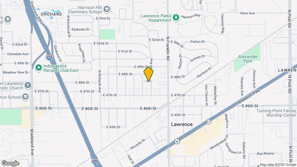 4742 Normal Ave Mapa y Detalles de la Ubicación