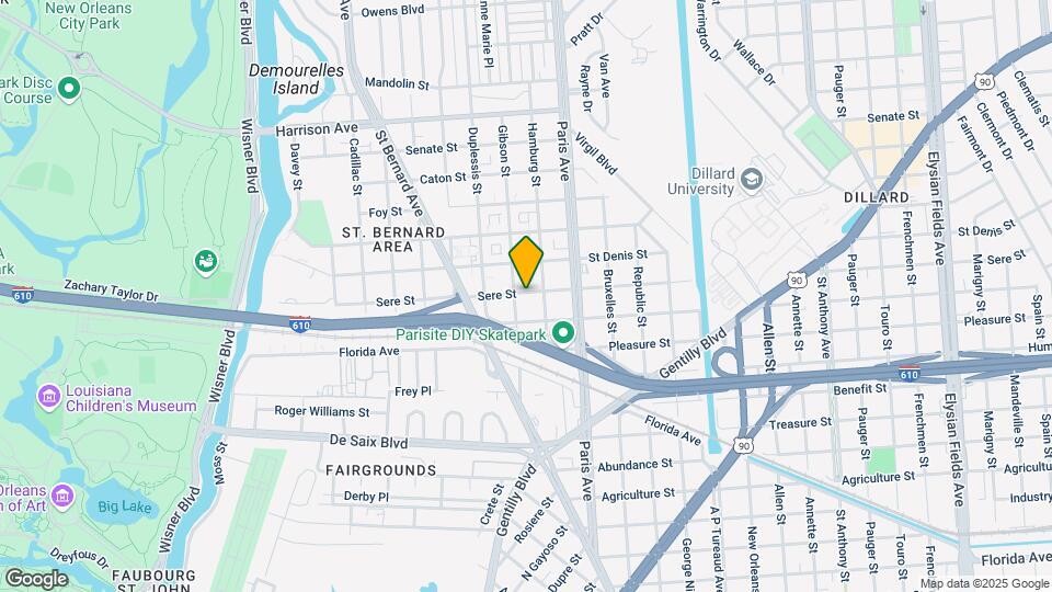 1520 Sere St Map and Location Details