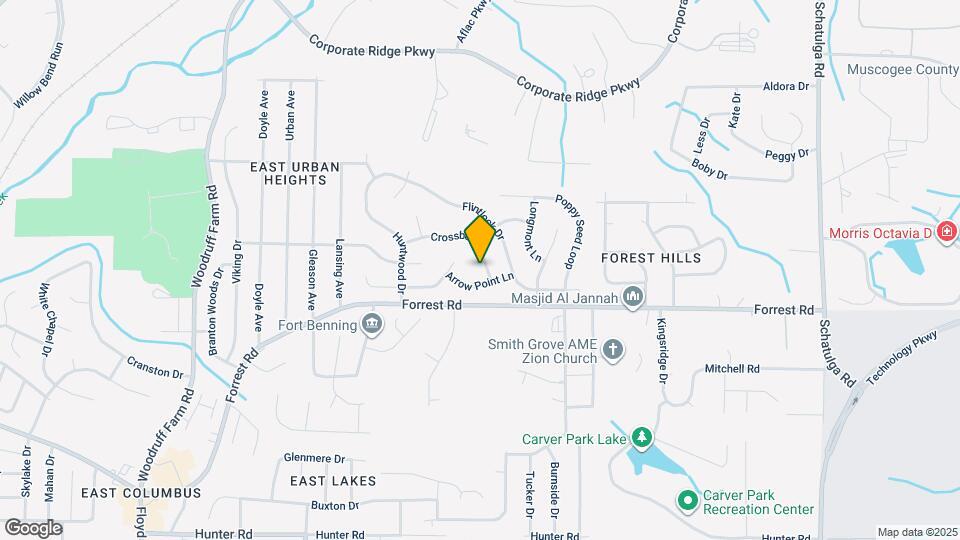 6136 Crossbow Dr Map and Location Details