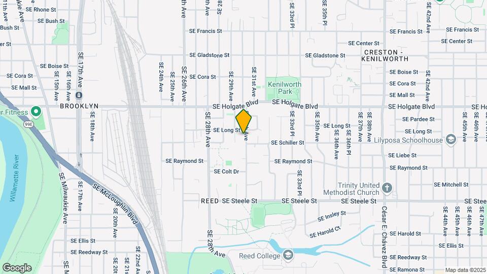 4725 SE 30th Ave Map and Location Details