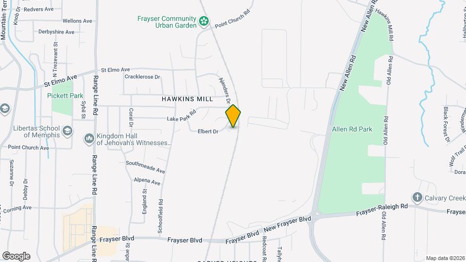 3002 Elbert Cove Map and Location Details