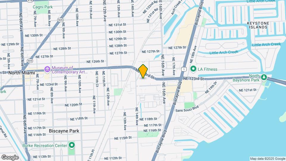 1470 NE 123rd St Mapa y Detalles de la Ubicación