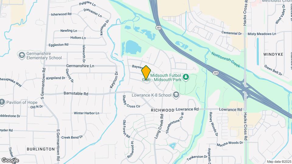 7610 Bridelwreath Dr Map and Location Details